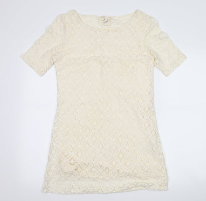 NEXT Womens Ivory   Shift  Size 8