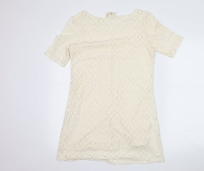 NEXT Womens Ivory   Shift  Size 8