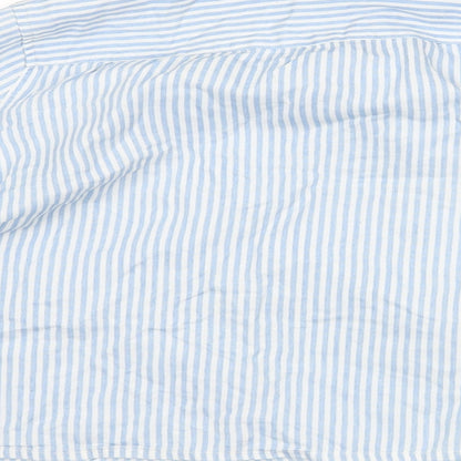 Womens UK Size 6 Only Blue Basic Button-Up