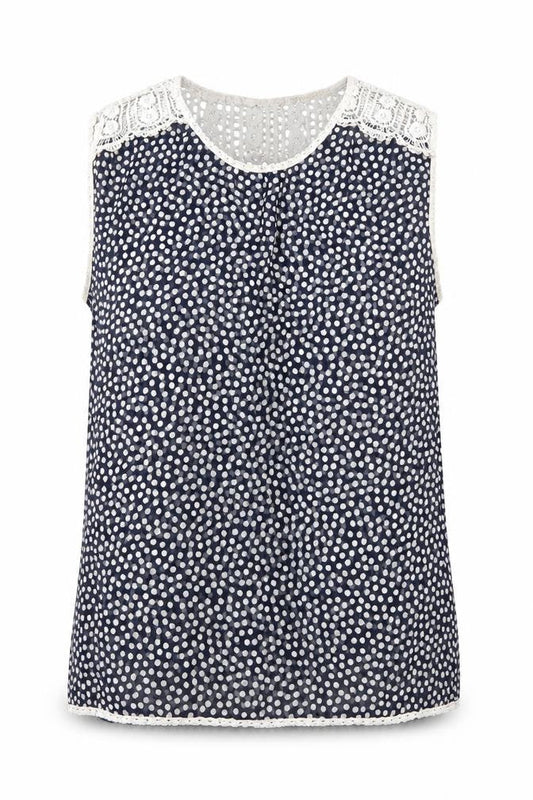 Womens UK Size 12 Be Beau Black Basic Blouse