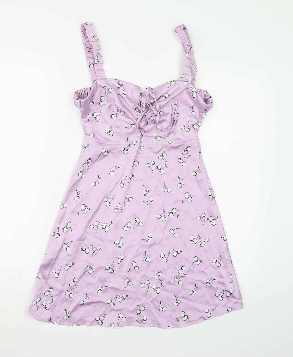 Kai Womens Purple   A-Line  Size S  - Cherry Print