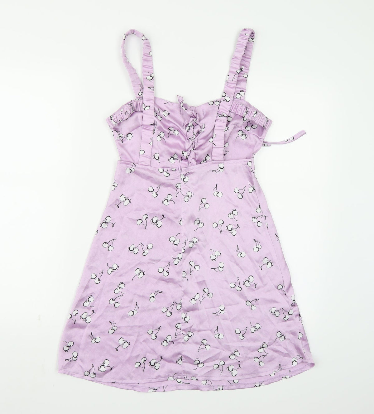 Kai Womens Purple   A-Line  Size S  - Cherry Print