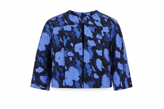 Womens UK Size 8 La Redoute Blue Overcoat