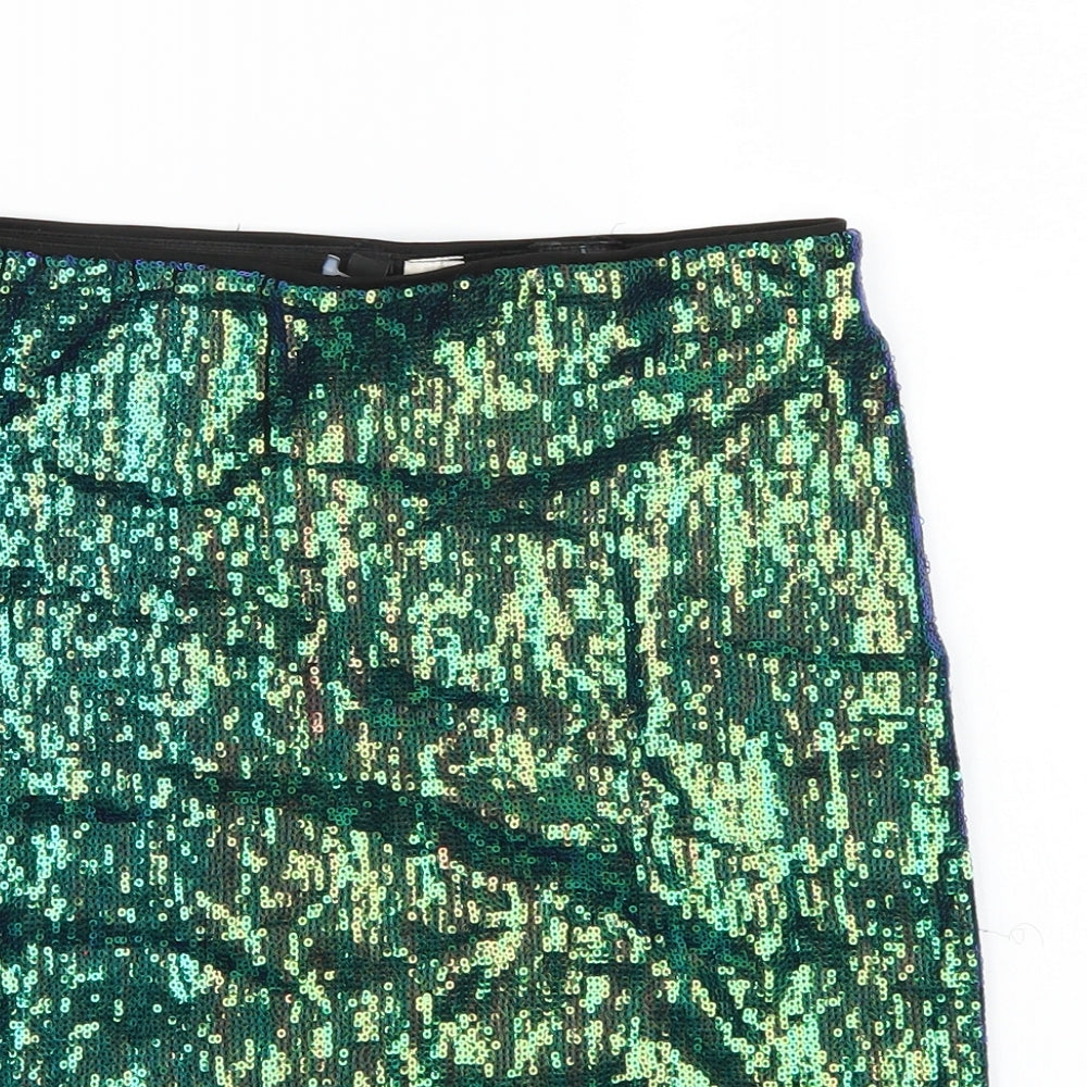 Divided Womens Multicoloured   A-Line Skirt Size S