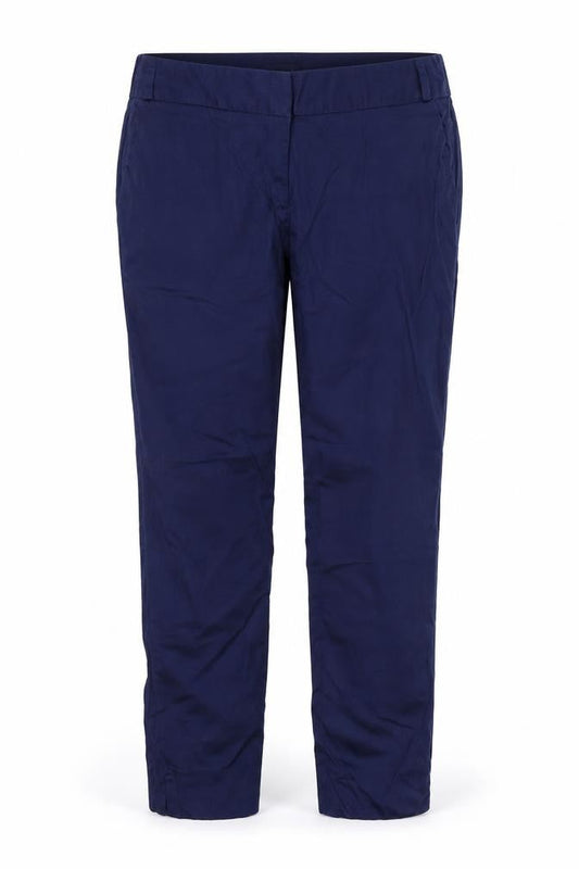 Womens UK Size 12 Warehouse Regular Fit  Blue Trousers
