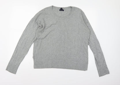 Gap Womens Grey  Knit Pullover Jumper Size L