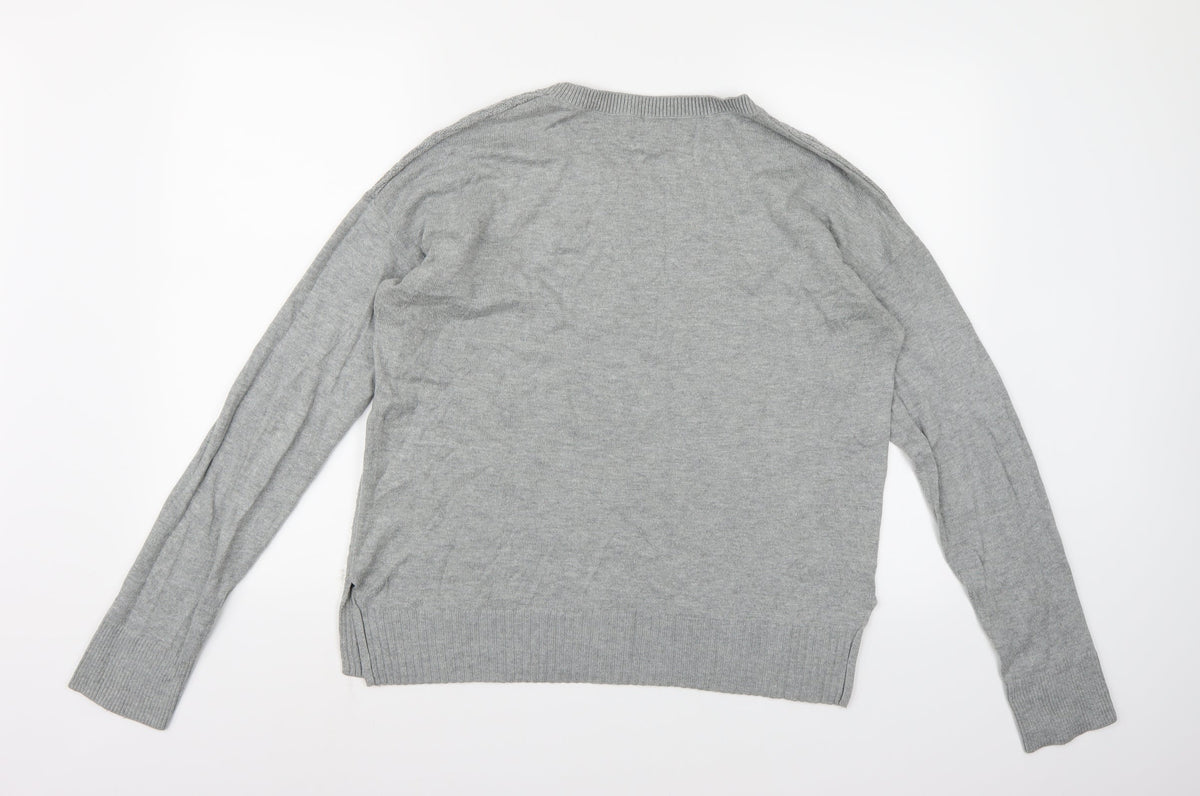 Gap Womens Grey  Knit Pullover Jumper Size L