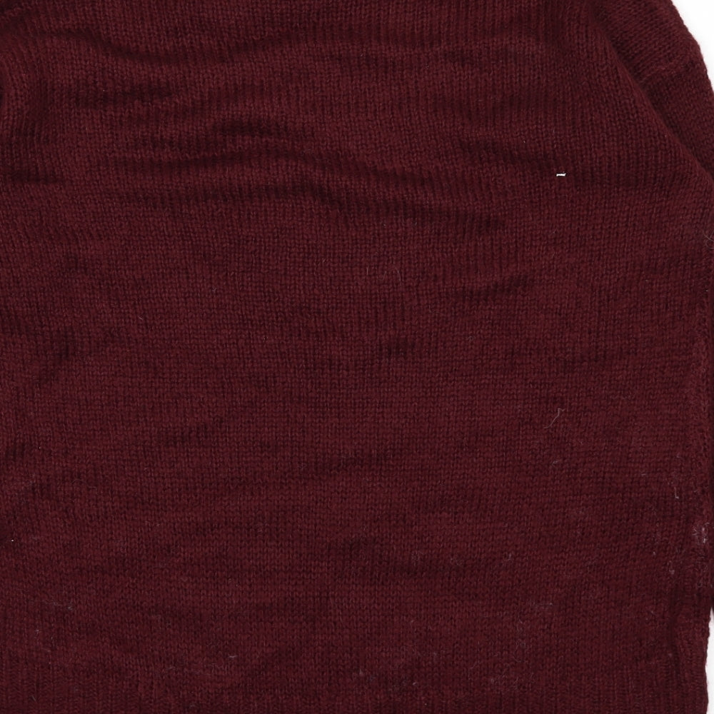 New Look Womens Purple   Pullover Jumper Size S