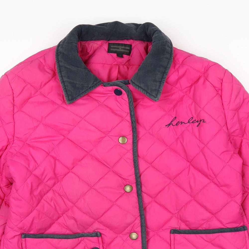 Henley Womens Pink   Jacket  Size 10