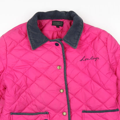 Henley Womens Pink   Jacket  Size 10