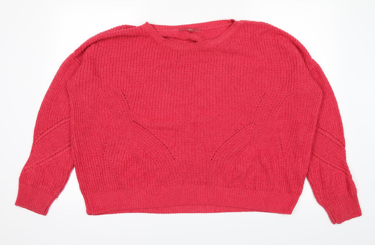 NEXT Womens Red   Pullover Jumper Size M