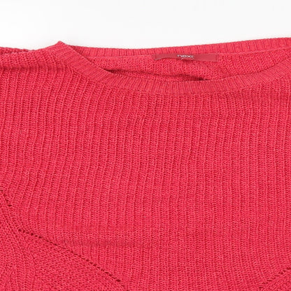 NEXT Womens Red   Pullover Jumper Size M