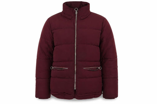 Womens UK Size 8 Topshop Purple Puffer Jacket