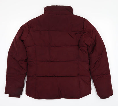 Womens UK Size 8 Topshop Purple Puffer Jacket