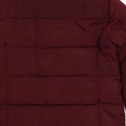Womens UK Size 8 Topshop Purple Puffer Jacket