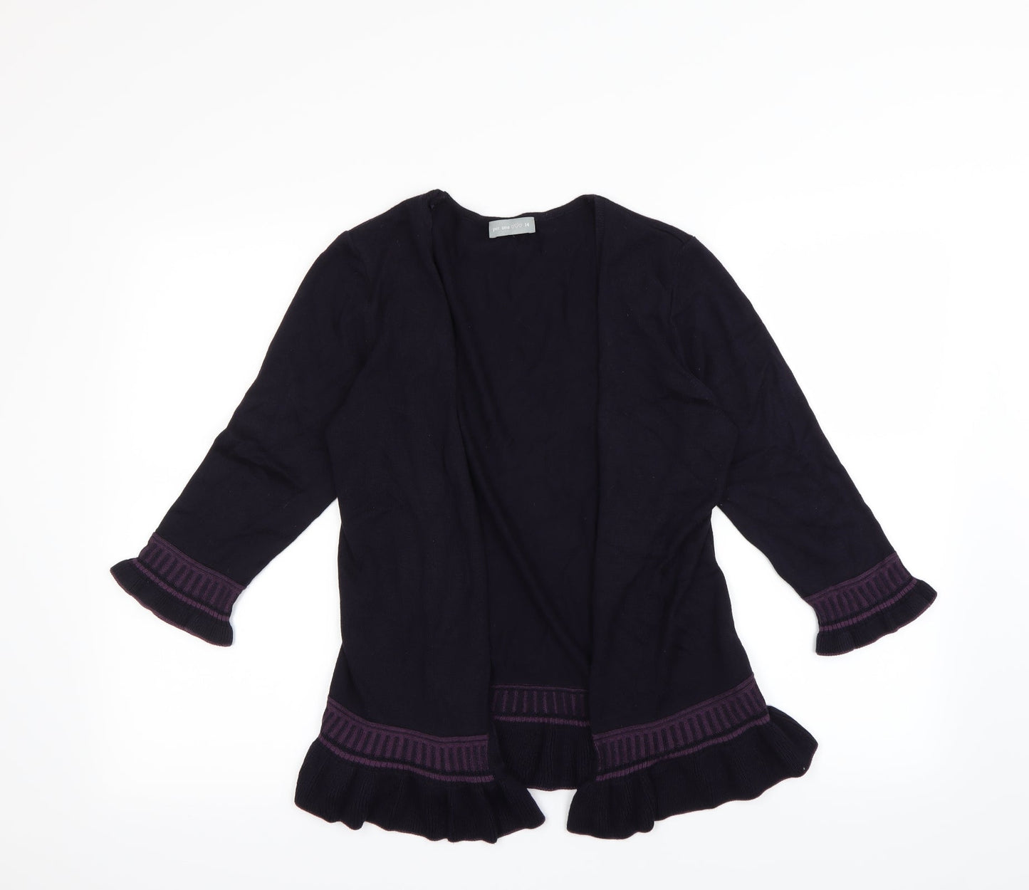 Per Una Womens Purple   Cardigan Jumper Size 14