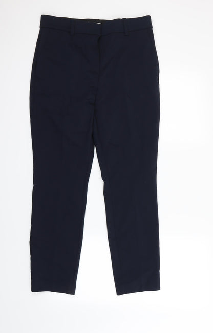 Womens UK Size 12 H&M Regular Fit Dress Pants Blue Trousers