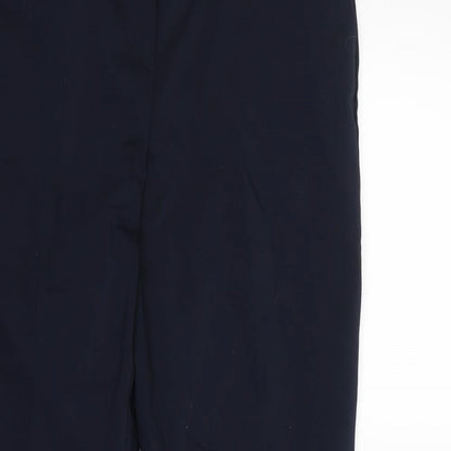 Womens UK Size 12 H&M Regular Fit Dress Pants Blue Trousers