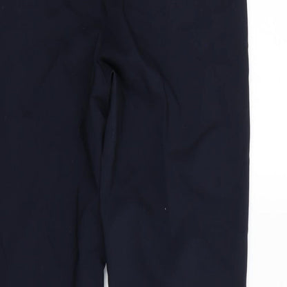 Womens UK Size 12 H&M Regular Fit Dress Pants Blue Trousers