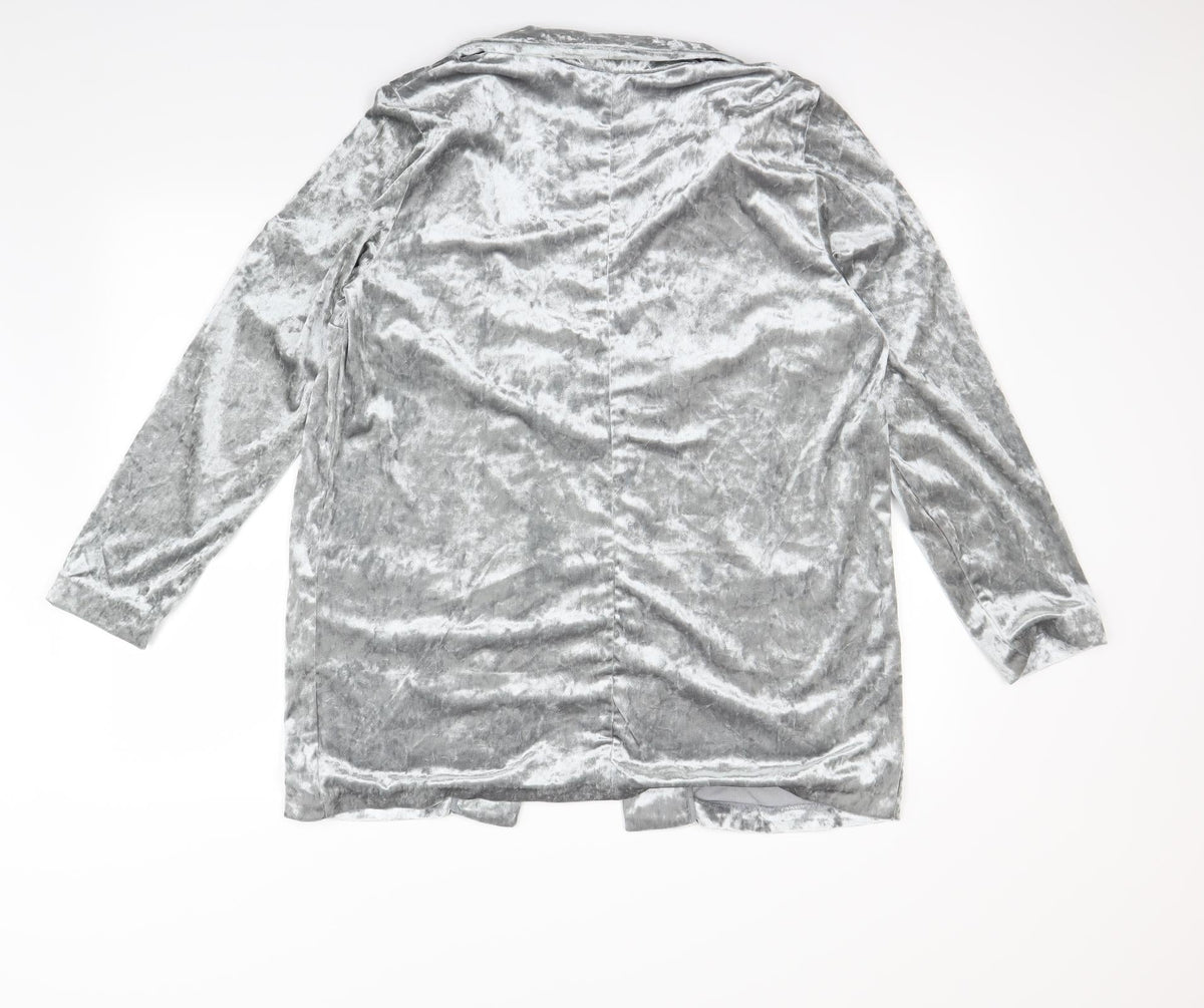 Divided Womens Grey   Cardigan Jumper Size M