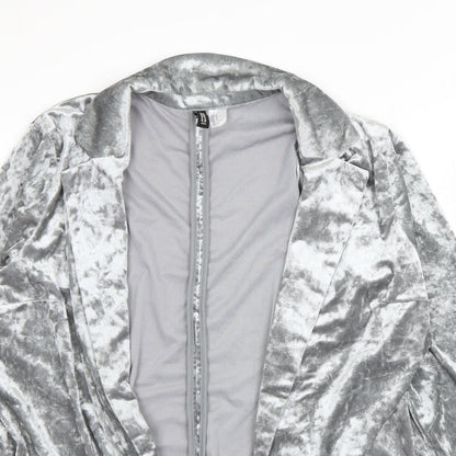 Divided Womens Grey   Cardigan Jumper Size M