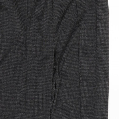 Womens UK Size 14 Classic Regular Fit Dress Pants Black Trousers