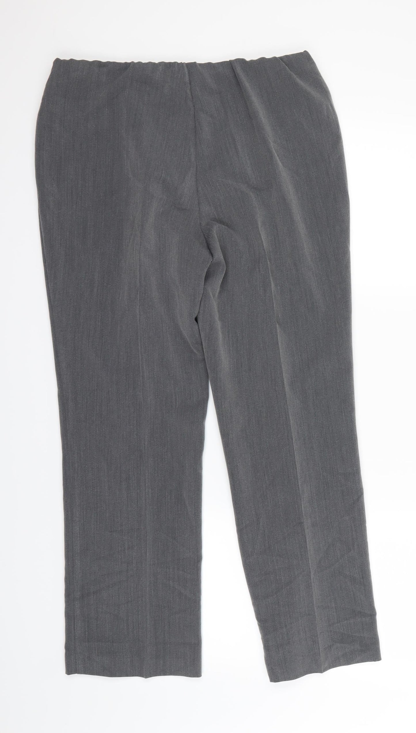 Bonmarche Womens Grey   Dress Pants Trousers Size 12 L27 in
