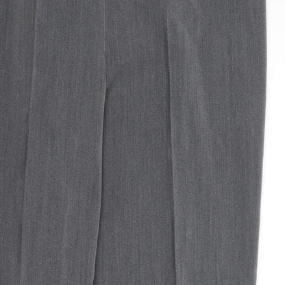 Bonmarche Womens Grey   Dress Pants Trousers Size 12 L27 in