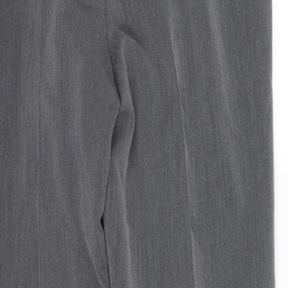 Bonmarche Womens Grey   Dress Pants Trousers Size 12 L27 in
