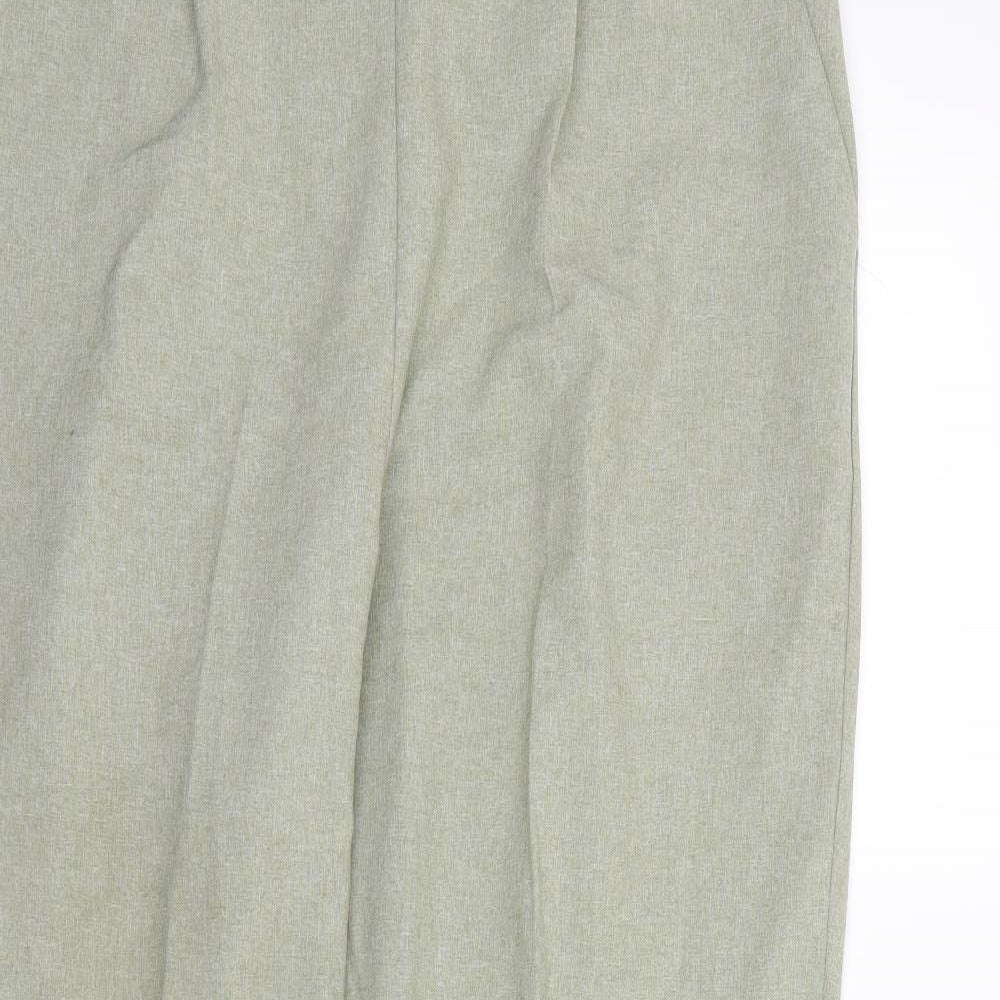 Classic  Womens Green   Dress Pants Trousers Size 18 L30 in