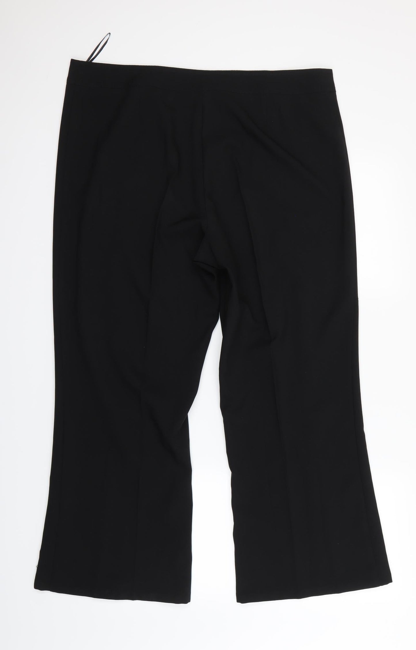 M&Co Womens Black   Dress Pants Trousers Size 18 L26 in