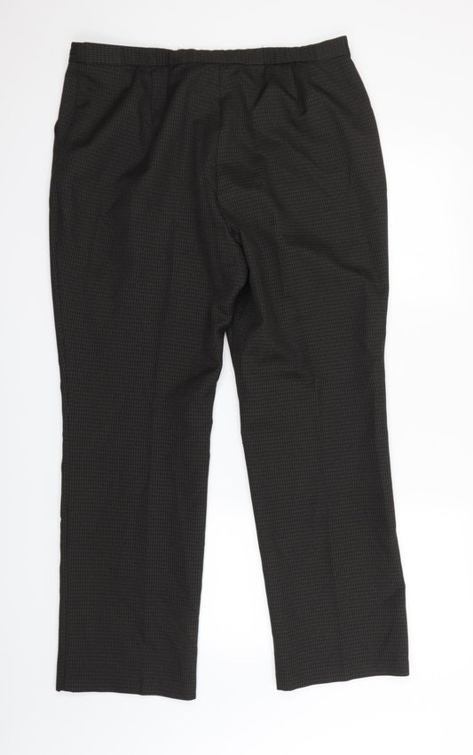 Classic  Womens Brown   Dress Pants Trousers Size 16 L28 in