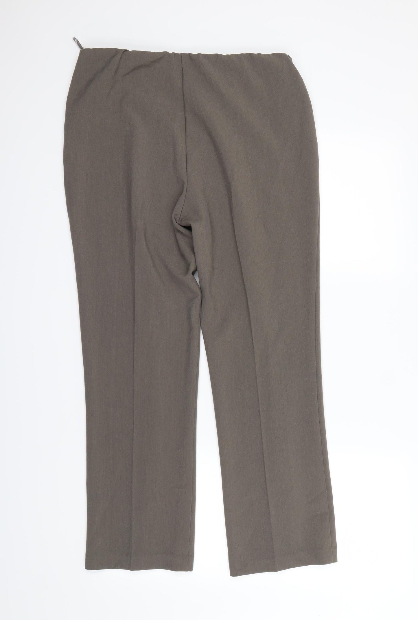 BM Collection Womens Beige   Dress Pants Trousers Size 12 L26.5 in