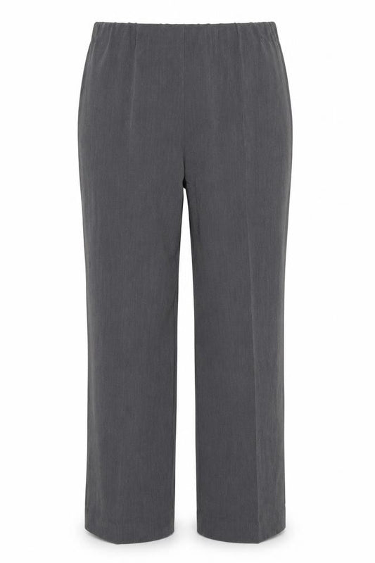 Womens UK Size 12 Bonmarché Regular Fit Dress Pants Grey Trousers