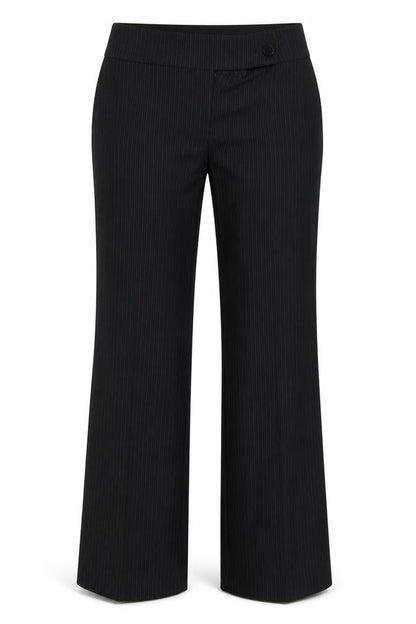 Womens UK Size 12 George Regular Fit Dress Pants Black Trousers