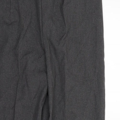 Womens UK Size 20 Sarah Hamilton Regular Fit Dress Pants Grey Trousers