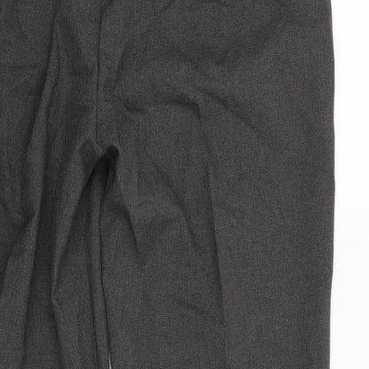 Womens UK Size 20 Sarah Hamilton Regular Fit Dress Pants Grey Trousers