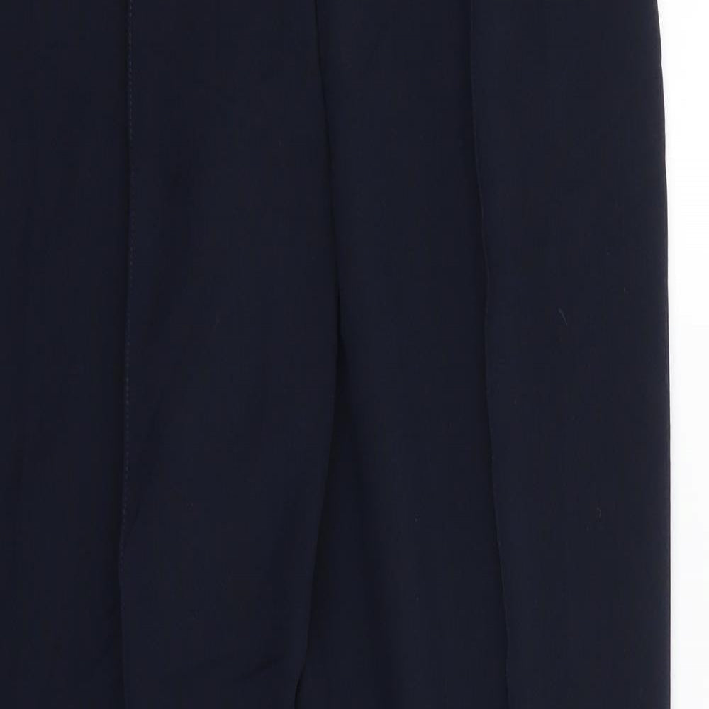 Classic  Womens Blue   Dress Pants Trousers Size 12 L27 in