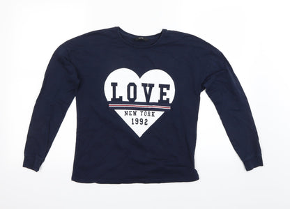 George  Girls Blue   Pullover Jumper Size 12-13 Years