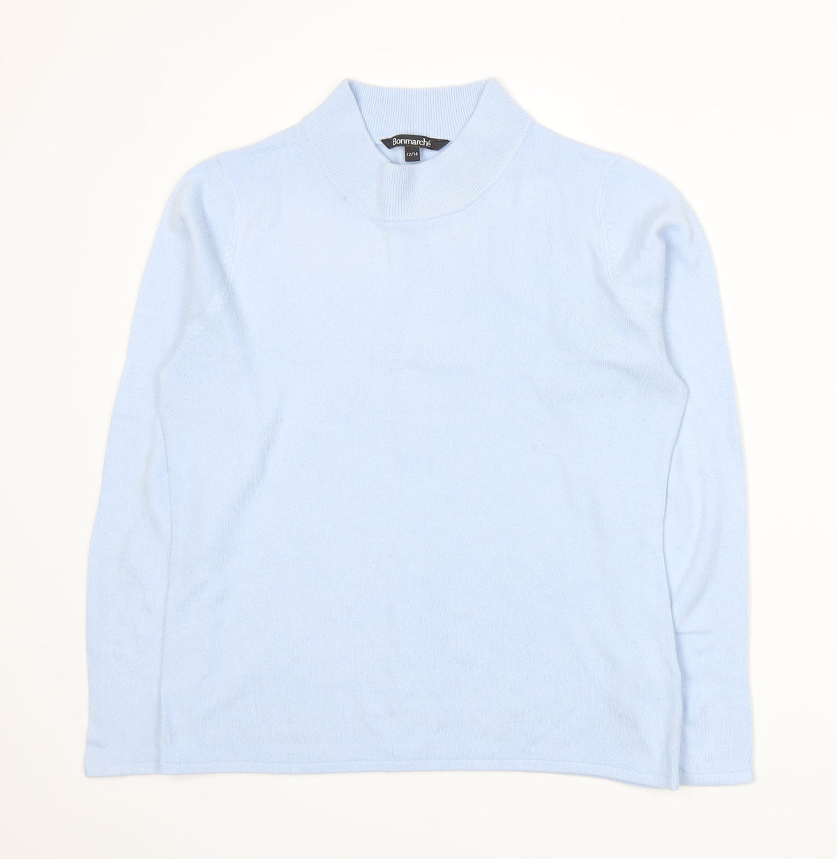 Bonmarché Womens Blue Knit Pullover Jumper Size L