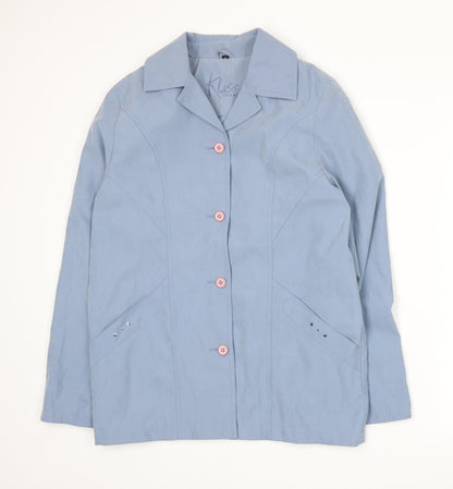 Klass Womens Blue   Jacket  Size 12