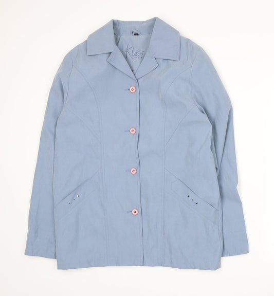 Klass Womens Blue   Jacket  Size 12