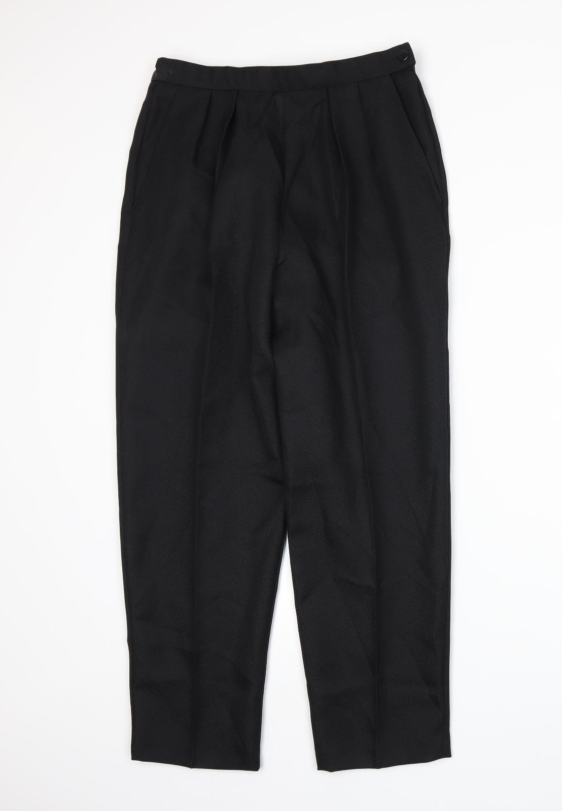 Womens UK Size 12 Slimtru Regular Fit  Black Trousers