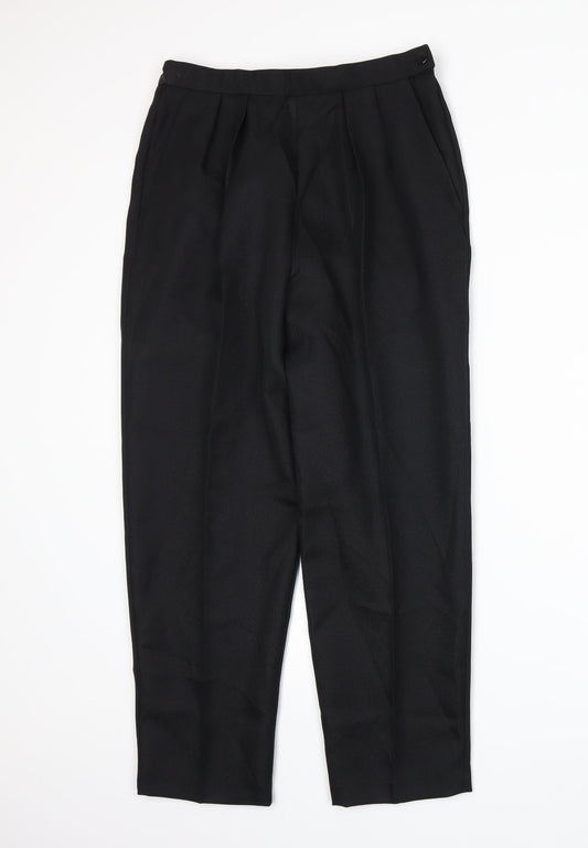 Womens UK Size 12 Slimtru Regular Fit  Black Trousers