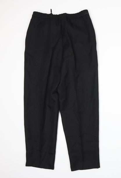 Womens UK Size 12 Slimtru Regular Fit  Black Trousers