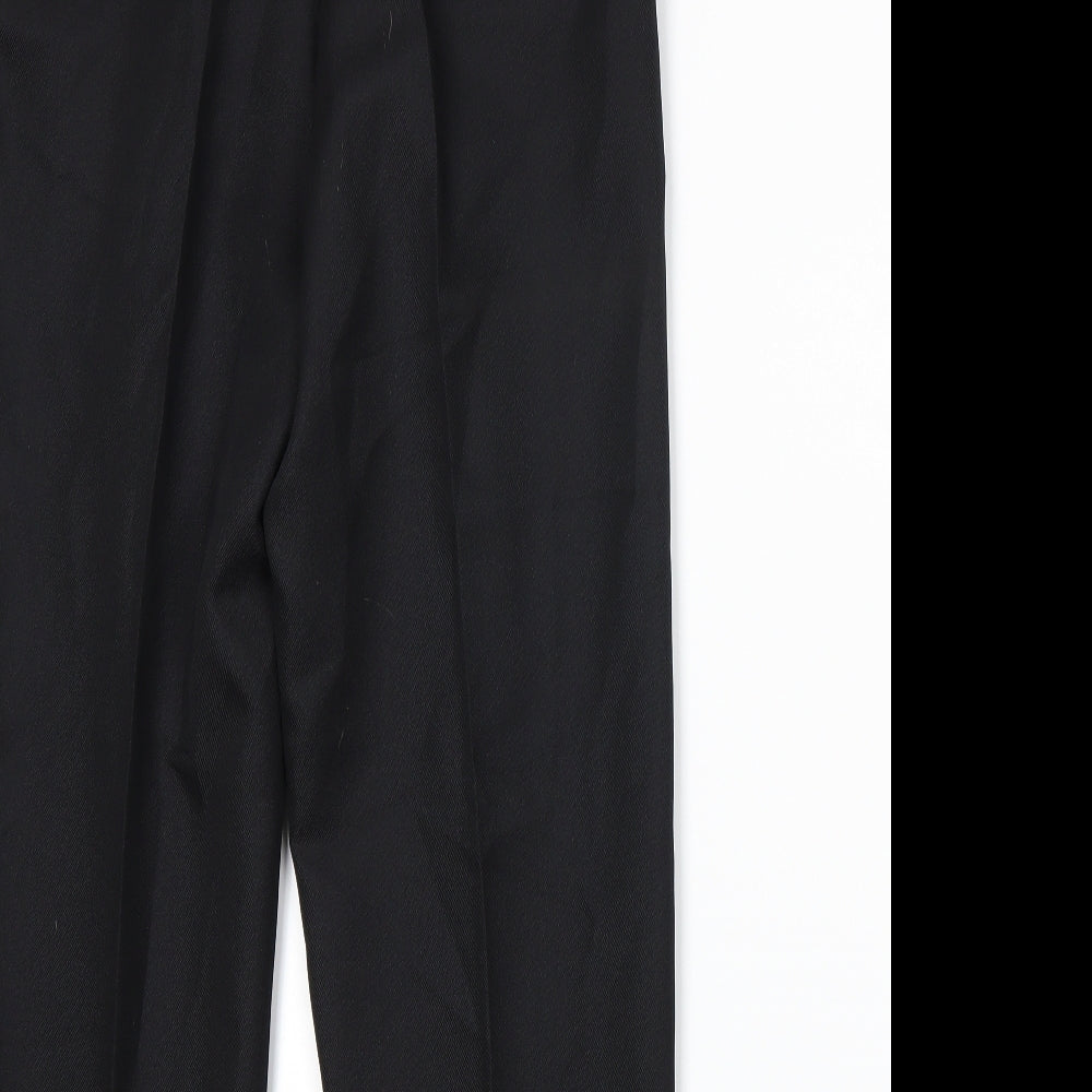 Womens UK Size 12 Slimtru Regular Fit  Black Trousers