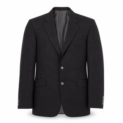 JAG Mens Grey Striped  Jacket Suit Jacket Size L