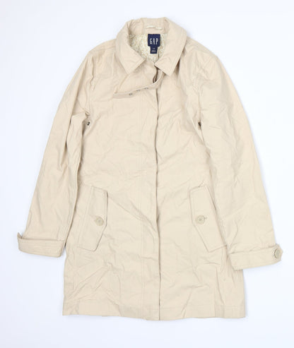 Gap Womens Beige   Overcoat Jacket Size S