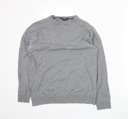 Cedar Wood State Mens Grey  Knit Pullover Jumper Size M