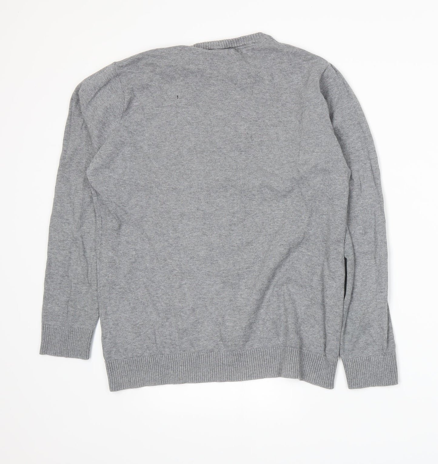 Cedar Wood State Mens Grey  Knit Pullover Jumper Size M